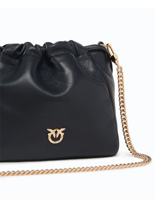 Borsa secchiello a spalla in nappa con doppia tracolla PINKO | 107635A3M7/G03Y